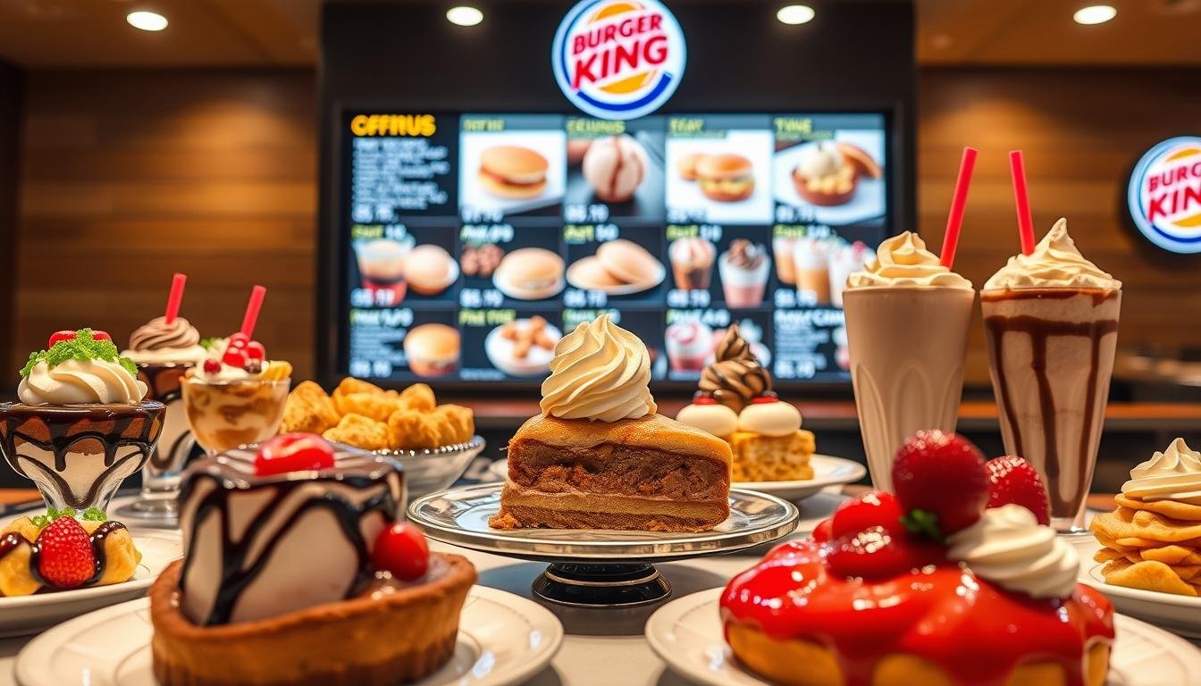 burger king dessert menu