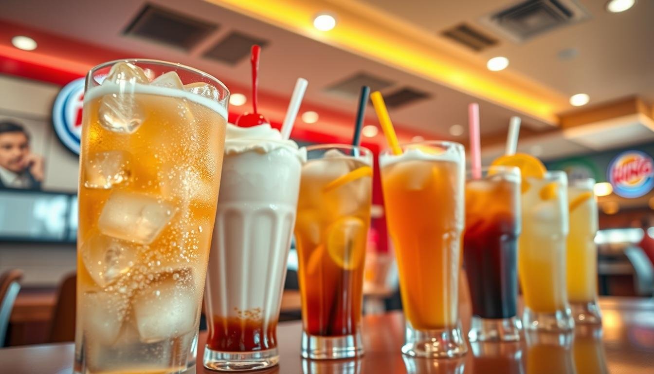 burger king drink menu