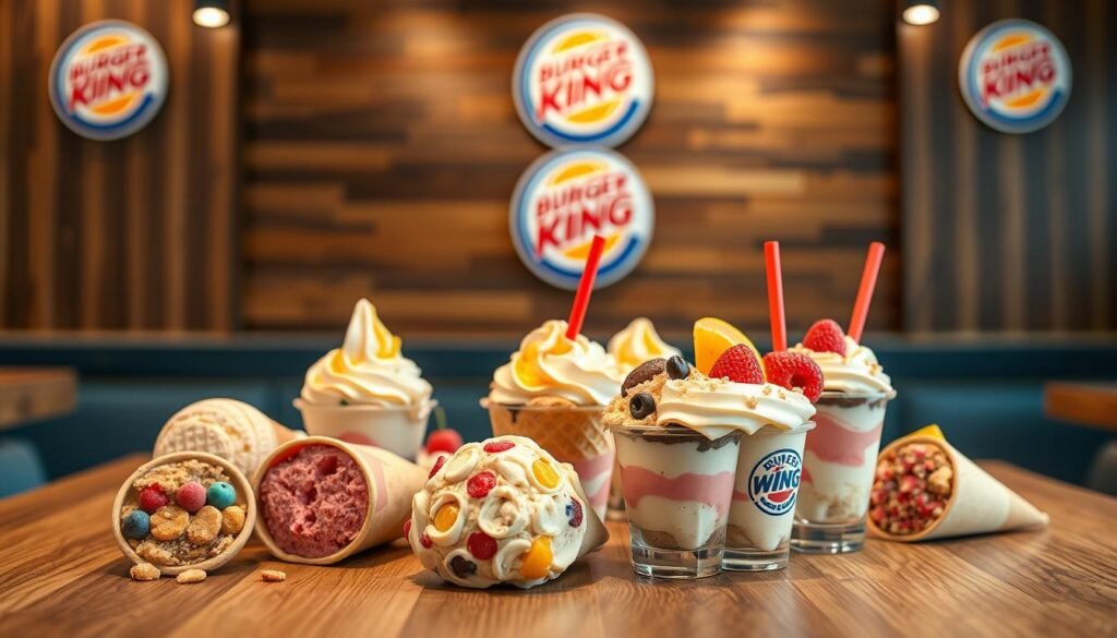 burger king ice cream menu