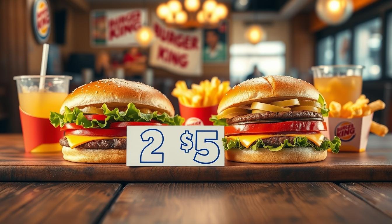 burger king menu prices 2 for $5