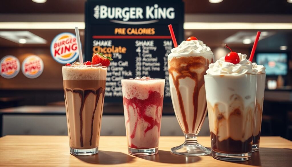 calories in burger king shakes