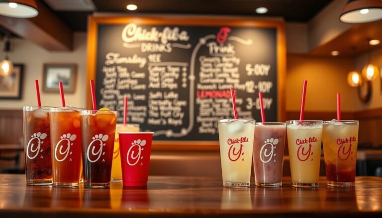 chick-fil-a drinks menu