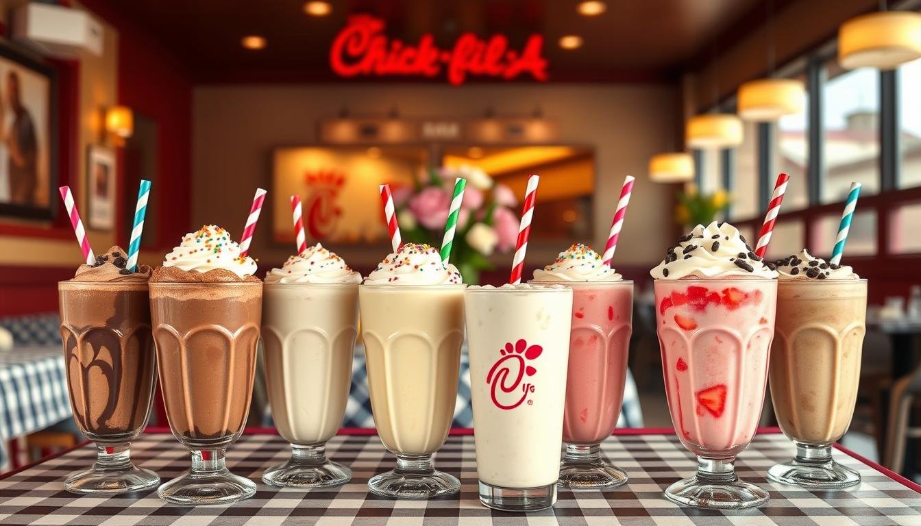 chick fil a menu shakes