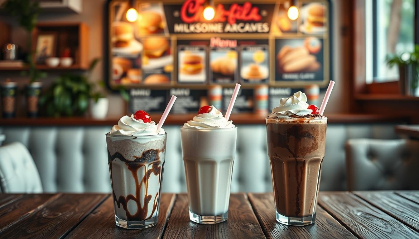 chick-fil-a milkshake menu