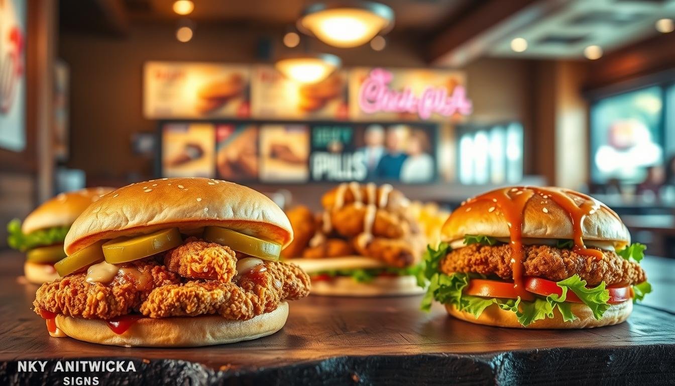 chick fil a sandwich menu