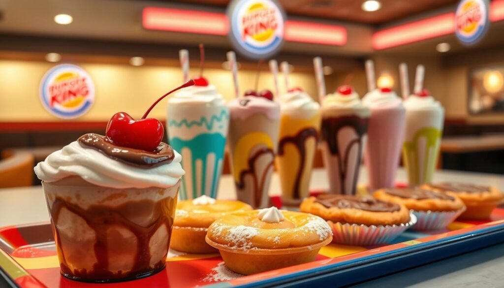 delicious treats at burger king
