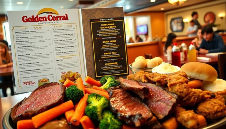 golden corral dinner menu