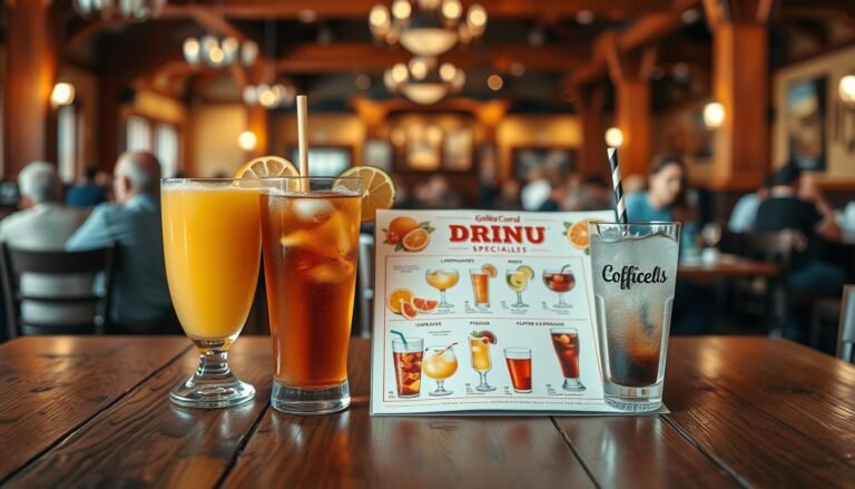 golden corral drink menu