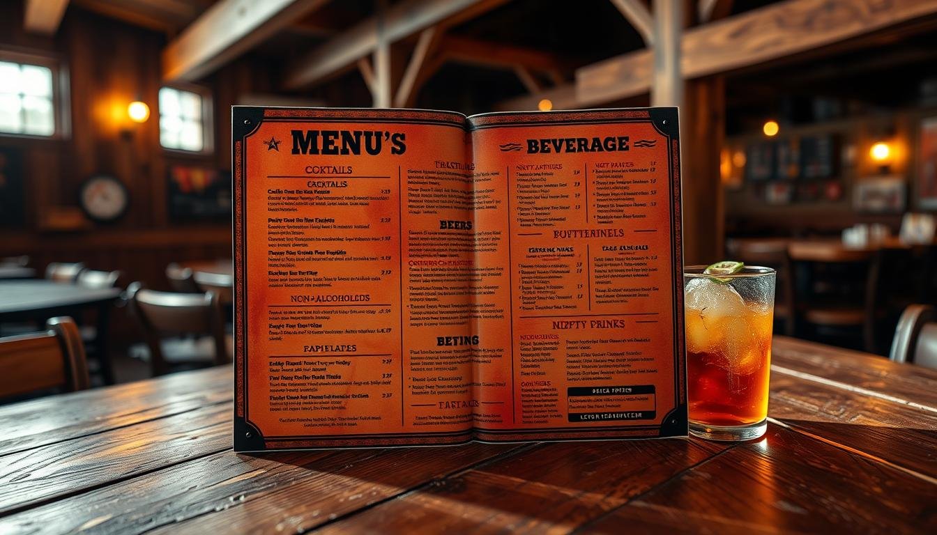texas roadhouse beverage menu