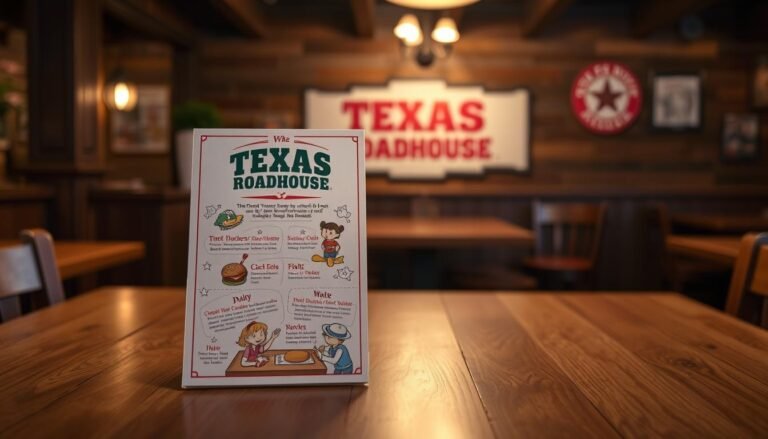 texas roadhouse children's menu