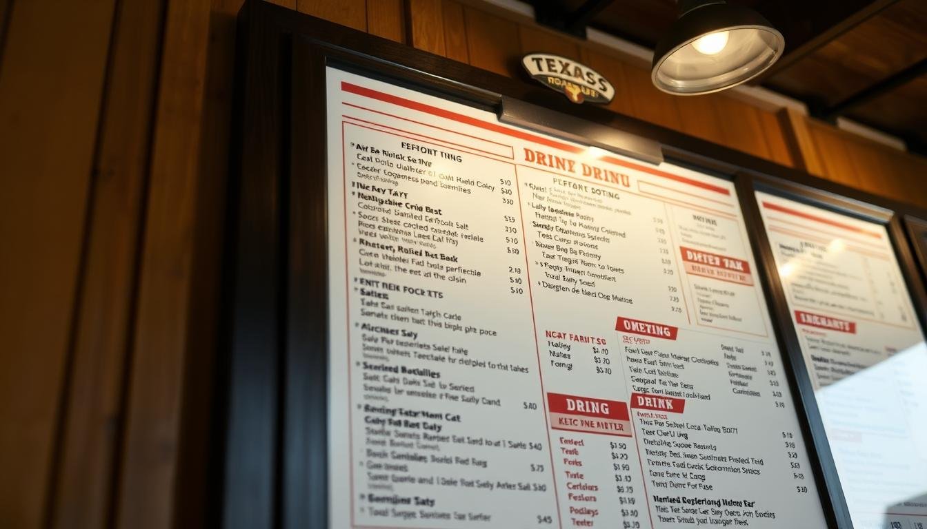texas roadhouse drink menu with prices