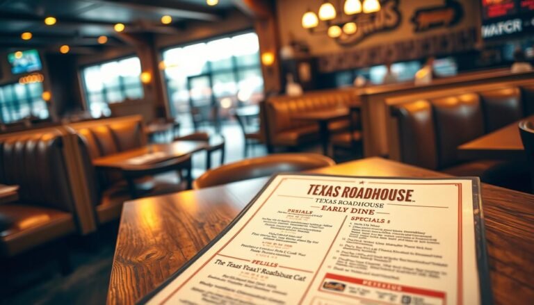 texas roadhouse early dine menu
