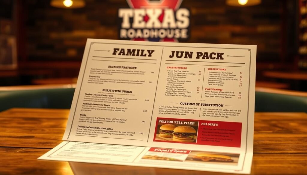 texas roadhouse family pack menu