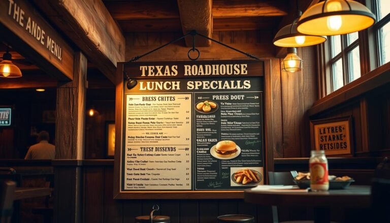 texas roadhouse lunch specials menu