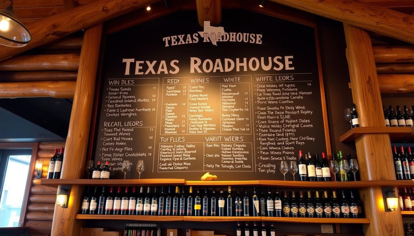 texas roadhouse wine menu
